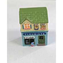 1pc Creative Mini Leisure Cottage Ornament, European Style Mini House Model, Desktop Decor Accessory, Moss Succulent Landscape Decoration, Dollhouse Ornament, Resin Craft, Mini Cottage Homestay Ornament, Gift - A - View 13