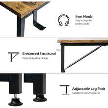Home Office Desks - Brown - View 4