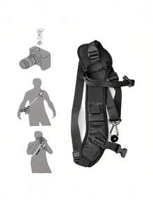 1pc DSLR Professional Camera Strap, Shoulder Quick Shooting Wrist Strap, Single Shoulder Backstrap, Universal For DSLR - View 5