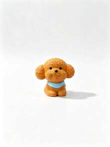 Cute Puppy Figurine Car Dashboard Ornament, Car Interior Decoration For Center Console Display Screen, Electric Vehicle Decor - A - View 9