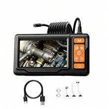 Endoscopio industrial de alta definición 1080p | Equipado con cámara iluminada IP67, inspección de tuberías, reparación de automóviles, regalo para hombre | Litio - P790-8mm-5M - Ver 1