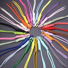 5pcs/Pack Handmade Woven Nylon Phone Lanyard Keychain Rope Length 24-28cm Doll Plush Bag Lanyard DIY Handmade Daily Decoration Nylon Knot Rope - 5pcs/pack - View 9