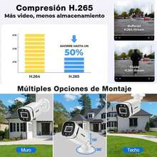 5MP 4-Camera Security System With 500GB Hard Drive. - White - View 9
