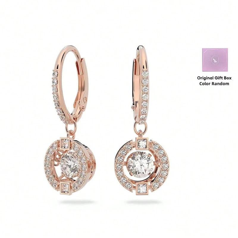 Swarovski Una Drop Earrings Women's Earrings 5504753 - White 5504753 - View 1