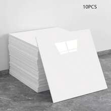 10/30pcs Faux Ceramic Floor Tile Stickers, Easy To Clean, Suitable For Room Decor Bathroom Floor Stickers, Kitchen, Bedroom, Office, Studio, Vinyl Wallpaper Removable And Repositionable, Kitchen Decor Halloween Decor - Piece By Piece - View 11