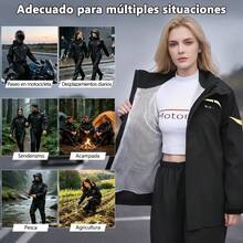 Motorcycle Rainwear - Yellow - View 10