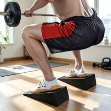 2 buah Yoga Bricks Squat Wedge Blocks Fitness Weightlifting Training Ramp EVA Calf Elevation Stretching Heel Lift Inclined Board - MultiWarna - View 2
