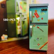 550/580+ Pcs, Balok Bangunan Model Peralatan Rumah Tangga Klasik, Dekorasi Rumah Bergaya Lama, Perakitan Partikel Kecil ABS untuk Meredakan Stres, Termasuk TV, Mesin Cuci, Kulkas, Radio, dan Dekorasi Balok Bangunan Lainnya, Cocok untuk Koleksi dan Hadiah, Berbagai Hadiah Liburan - MultiWarna - View 4