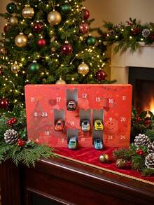 Christmas Countdown Advent Calendar 2026 Blind Box, 24 Days Toy Cars Vehicles Playset, Xmas Holiday Gift For Boys Kids 3+ - Multicolor - View 2