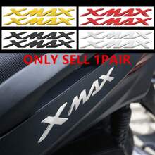 1Pair Motorcycle Soft Sticker Decals Logo For XMAX 300 250 400 125 - A - View 1