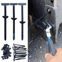100/50/5 Pcs Nylon Heavy Duty Car Cable Ties | Automotive Cable Ties, Strong Fixing, Universal Fasteners, Suitable For Bumper/Wheel Arch/Door Panel, Easy To Install Car Trim Accessories - Various - View 2