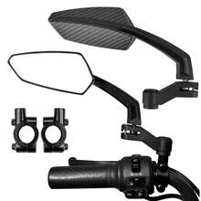 2 piezas Espejos retrovisores para motocicleta, 8mm/10mm Espejos retrovisores universales para scooter y bicicleta eléctrica, Espejos retrovisores laterales para bicicleta eléctrica, Espejos retrovisores de - A - Ver 4