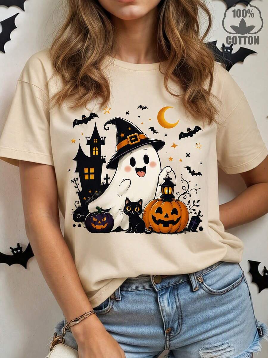Women T-Shirts - Apricot - View 1