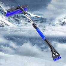 1pc Detachable Multi-Function Car Snow Shovel, Snow Brush, Glass Scraper, Winter Snow And Ice Removal Tool - A - View 8