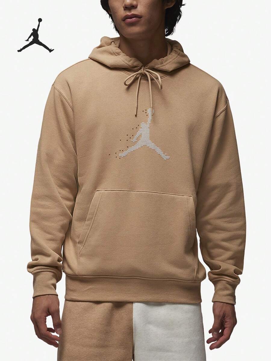 Nike/Jordan 男款時尚保暖內裡連帽套頭運動衫 FD7466-200 - FD7466-200 - 查看 1