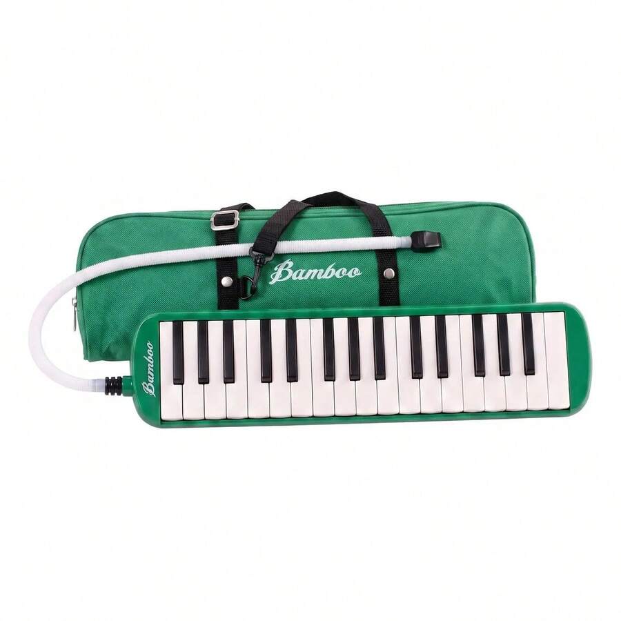 Melódica Bamboo Bm-32-bk Color Negro - Verde - Ver 1