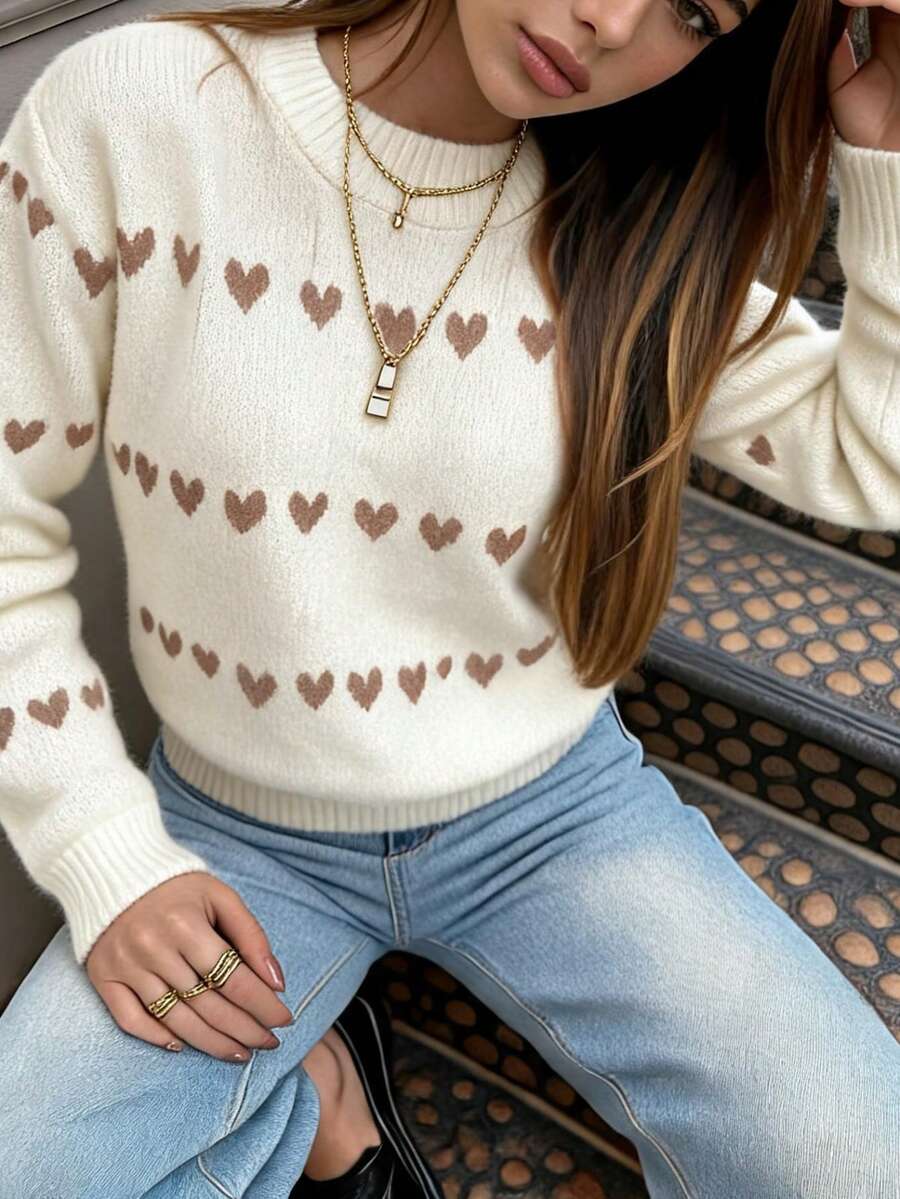 Women Sweaters - Beige - View 1
