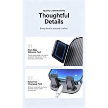 1pc Car Phone Holder, Universal Air Vent Navigation Mount, Compatible With Phones, Supports 360 Degree Rotation, Stable Anti-Shake, Suitable For Most Car Models - Black - View 5