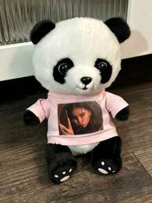 Custom Photo Filled Animal, Personalized Panda Plush Doll, Weighted Sensory Filled Doll, Room Decor, Children's Birthday Gift - Multicolor - View 3