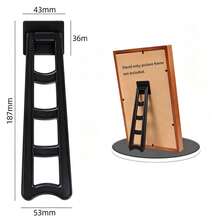 1/5/10pcs Photo Display Stand, Picture Frame Holder With Clips, Photo Display Stand With Clips, Suitable For Home Decor, Office And Event Use, Durable Multi-Functional Picture Frame Alternative, Stylish Appearance, Stable Clip Design - Multicolor - View 10