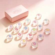 3/10/20pcs Mainan Squishy Transparan dengan Hidung Mini Lucu dan Lembut, Bola Penghilang Stres Kartun, Mainan Remas, Tekstur Lembut seperti Adonan, Untuk Anak Perempuan dan Anak-anak - MultiWarna - View 3