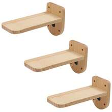 Cat Hammock And Cat Wall Shelves , Cat Wall Furniture , Cat Ladder And Perches For Wall Climbing Shelves For Indoor, Maximum Load : 12kg (26lb) - Apricot - View 11