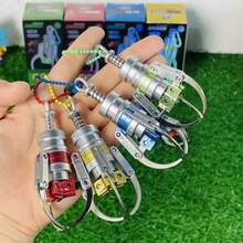 1/4pcs Creative Mini Claw Clip Fingertip Stress Relief Toy, Decompression Gadget Keychain, Doll Machine Claw DIY Pendant - Multicolor - View 4