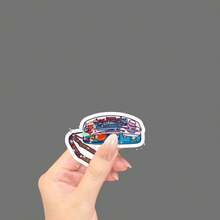 Stiker Retro Clear Phone – Stiker Nostalgia 90-an untuk Mobil, Laptop, Jendela, Pintu, Kulkas, Botol Air, Stiker Vinil Tahan Lama - Film Bintang - View 2