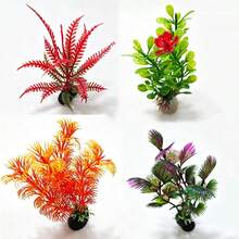 Artificial Flowers For Fish Tank, Aquarium Plants, Fish Tank Plants, Artificial Aquarium Fish Tank Decoration Plants, Plastic Water Plants Fish Tank Decoration - Happy Aquarium - View 9