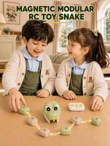 Kids Remote Control Snake Toy, Big Eye RC Snake Car With Lights And Sound, Interactive Snake Racing Game, Party Gift, Back To School Classroom Reward, Travel Toy, Birthday And Halloween Gift, Children's Toy, Toy, Game - Multicolor - View 3