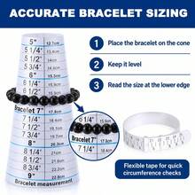 KLONKEE 1/2/3/5pcs Bracelet Measuring And Bending Tool Set, Includes Bracelet Bending Pliers, Measuring Tape And Bracelet Shaping Pliers, Reusable Bracelet Measuring Paper Tape, Suitable For Jewelry Making And Repair - Jewelry Making Tools - View 4