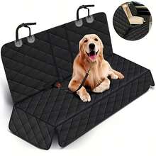 1pc Car Back Seat Dust-Proof Mat, Pet Seat Cover, Dog Seat Protector - A - View 3