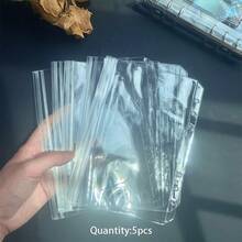 5入 A5A6A7M5 多尺寸透明活頁夾收納袋 PVC 材質更透明耐用 無拉鍊設計 可容納更多用品 可作為存錢計畫袋 文具袋 文件收納袋 適合開學季居家與學校使用 - 彩色 - 查看 16