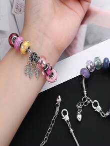 20pcs - Charming Snake Chain Bracelet Set, Adjustable Bracelets With Lobster Clasp Extension Chain, DIY Jewelry Making Materials, Handmade Bracelet Kit, Gift For Her - Bracelet Set - View 9