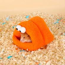 ITANDME Hamster Nest, Hamster Bed, Cute Triangle Hamster Nest, Winter Long Fur Hamster Nest, Suitable For Hamsters, Golden Hamsters And More - View 2