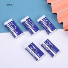20/50pcs 2B Erasers - Durable, Easy To Erase, Ideal For Writing, Drawing, And Art Projects. Vibrant Multi-Colors In A Portable Pouch, Art Project Supplies, Essential For Back-To-School - Rectangle - View 8