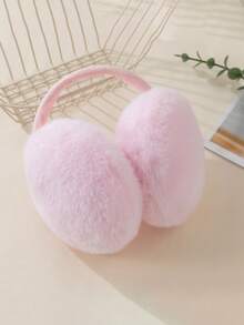 Ultra Soft Plush Earmuffs - Warm, Comfortable, Cold-Proof, Unisex For Kids, Suitable For Winter Outdoor Activities, Plush Texture Earmuffs - Multicolor - View 8
