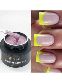 Jillnails 50g Medium Gel Extension Glue, Suitable For Nail Extension, UV/LED Curing, Self-Leveling, Transparent Milky White - Multicolor - View 4