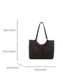 Large Capacity Tote Bag Women's Handbag Commuter Versatile Shoulder Bag Underarm Bag - Coffee - View 5