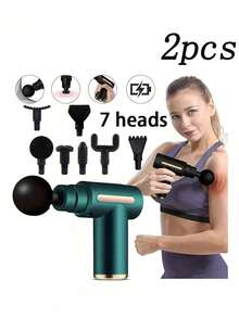 AXH 紧凑型便携式冲击按摩枪，口袋大小的深层组织按摩器，手持式按摩器，适合男女、父亲节/母亲节的绝佳礼物 - 綠色 - 查看 13