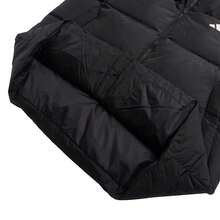 Adidas Men's Striped Down Puffer Jacket With Zipper, Windproof And Warm - Black - View 7