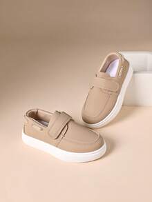 1 Pair Baby Outdoor Flat Comfortable Toddler Shoes, Fashion Versatile Casual Sneakers, Spring/Autumn - White - View 1