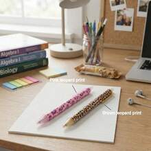 2pcs Monthly Planner Academic Schedule Notebook And Pen, Spiral Bound Multi-Function Monthly Planner, Suitable For Students, Office And Business Use, Perfect For Daily Planning, Gold Spiral Binding, Vintage Luxury Avant-Garde Style Notebook, Gift For Friends - Multiple Styles - View 6