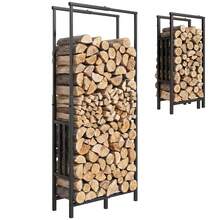 Outsunny Racks de Lenha - negro - Ver 2