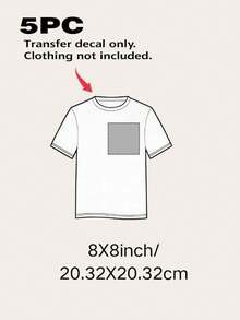 Personalized DTF Heat Transfer Stickers, Custom DIY Iron-On Decals For T-Shirts, Custom Iron-On Transfers, Back-To-School Season - Multicolor Transfer Film - View 25