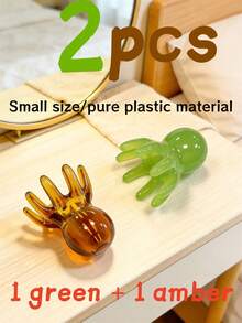 5/3/1pc Small Scalp Massage Comb, Portable SPA Massage Comb, Exquisite Octopus Gua Sha Tool, Multi-Functional Mini Massager, Suitable For Head, Neck, Back, Legs, Effectively Relieve Fatigue And Relax. Exquisite Small Gift (Small Size, Plastic Material) - Multicolor - View 20
