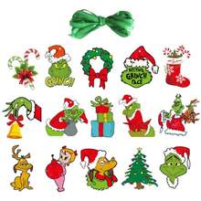 The Grinch Christmas Theme Party Hanging Decorations, Christmas Tree Ornaments, Christmas Hanging Decor - Multiple Styles - View 5