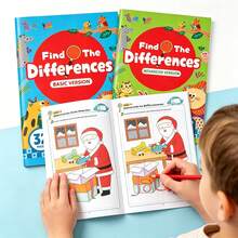 1 buah Buku Bergambar/Permainan Edukasi "Temukan Perbedaan", Latihan Konsentrasi, Mainan Edukasi, Pembelajaran Awal, Materi Pembelajaran Prasekolah, Mainan Balita, Perlengkapan Kelas, Kembali ke Sekolah, Perlengkapan Sekolah, Perlengkapan Kelas (Model Acak) - MultiWarna - View 2