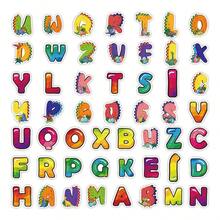 50Pcs Dinosaur Alphabet Stickers Stationery Graffiti Stickers, Decals For Party, Water Bottle, Scrapbook, Laptop, Skateboard, Computer, Gift Bags, Envelope Seals, Office Supplies, For Teens Fans - Dinosaur Alphabet Stickers - View 3