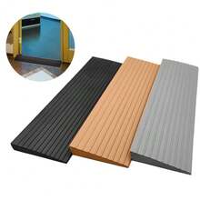 1pc 90cm Long Door Seal Strip, PVC Self-Adhesive Door Threshold Ramp Strip, Long Anti-Slip Slope Transition Strip, Floor Height Difference Connector Strip, Indoor Doorway Floor Connection Decorative Strip - Multicolor - View 11